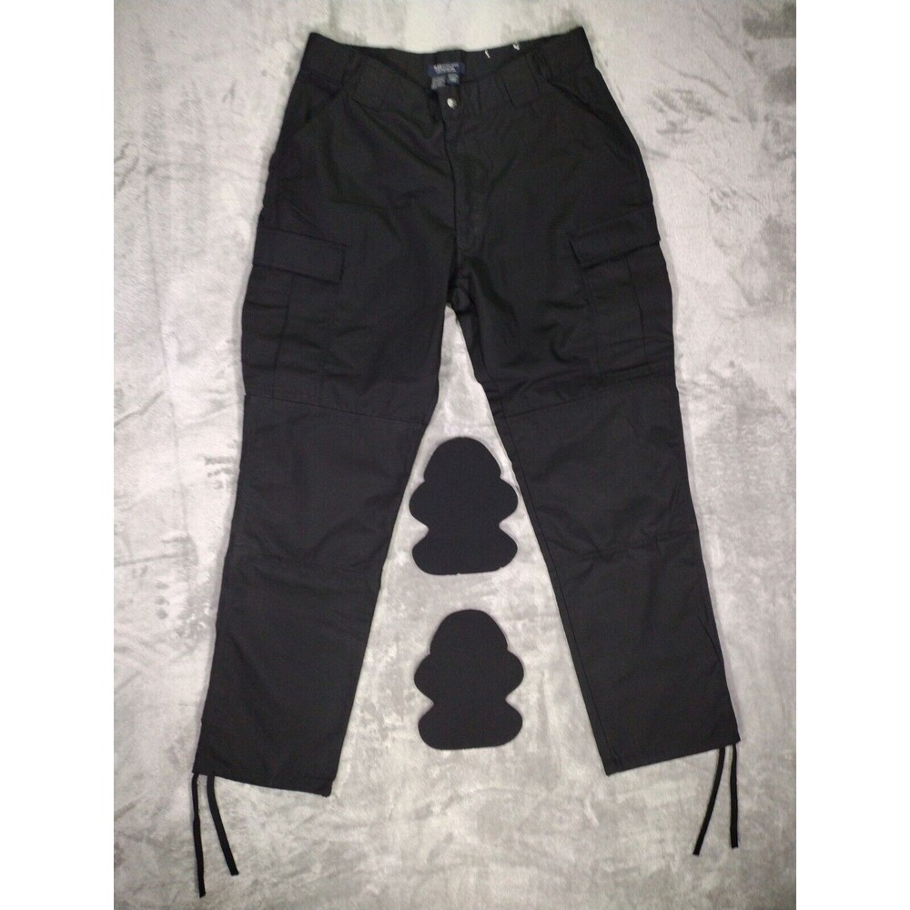 5.11 TDU Ripstop Pants Mens 39 x 34 Black Cargo Polyester Neoprene 74003